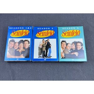 Seinfeld DVD Seasons 1 &‎ 2, Season 3, Season 4, Comedy TV Show Collection